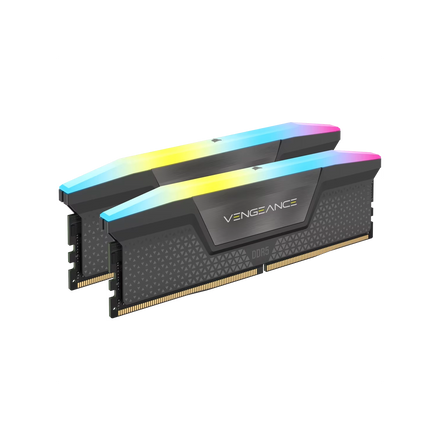 Memoria Ram UDIMM CORSAIR VENGEANCE 32GB DDR5 6000MHz CL30 1.40V (2 x 16GB) Negro RGB