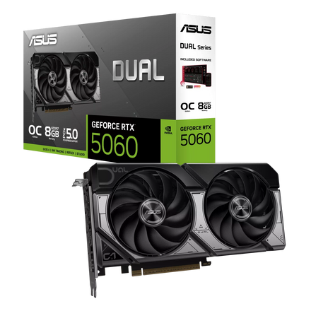 Placa de Video ASUS NVIDIA GeForce DUAL RTX5060 O8GB