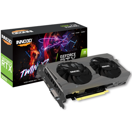 Placa de Video INNO3D NVIDIA Geforce RTX 3050 6GB GDDR6 TWIN X2