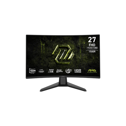 Monitor MSI MAG 274CF X24 27" VA FHD 240Hz 0.5ms Curved Ficha USA
