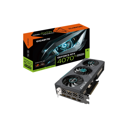 Placa de Video GIGABYTE NVIDIA GeForce RTX 4070 Ti SUPER EAGLE OC 16G