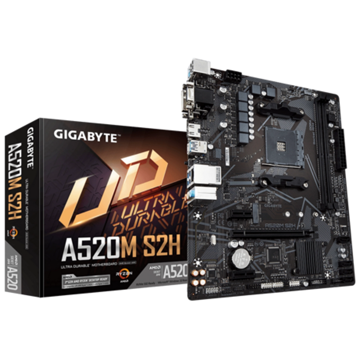 Motherboard GIGABYTE A520M S2H Ultra Durable AM4 DDR4