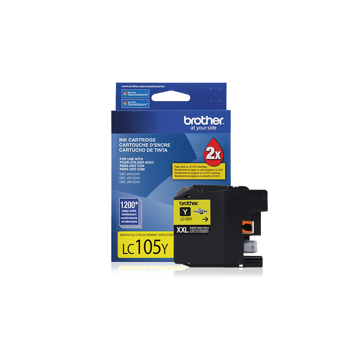 Cartucho Tinta Brother LC105 Amarillo