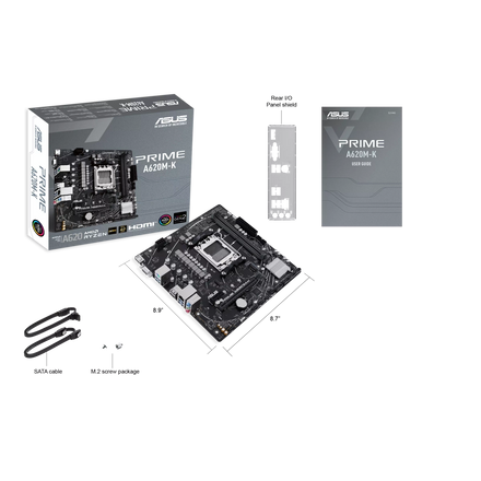 Motherboard ASUS PRIME A620M-K AM5 DDR5