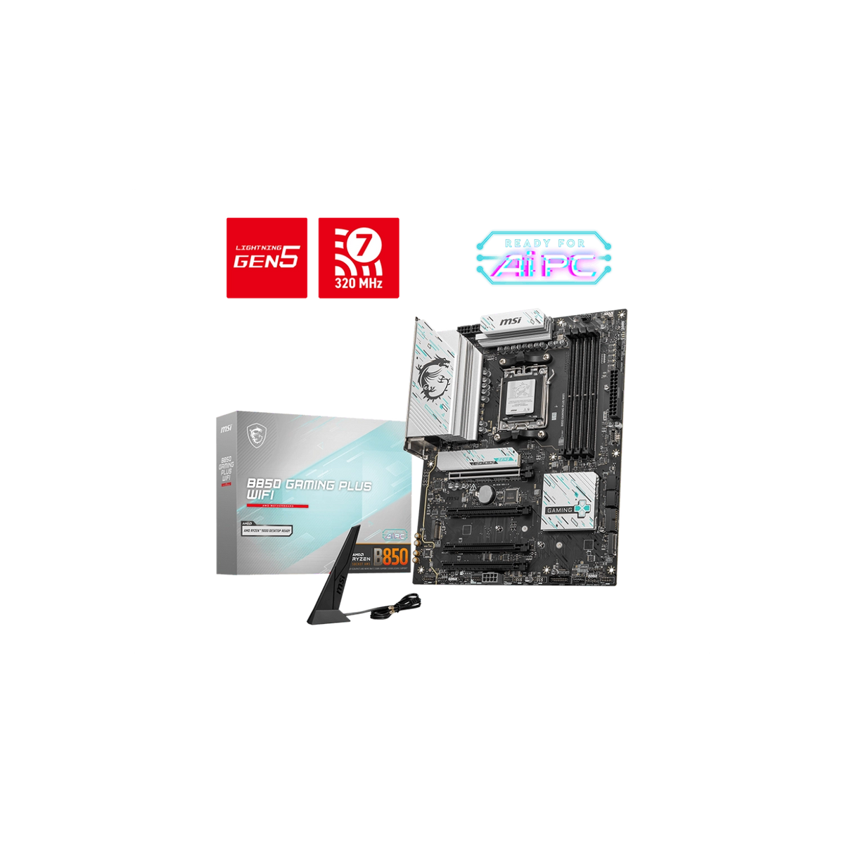 Motherboard MSI B850 GAMING PLUS WIFI AM5 DDR5