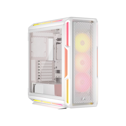 Gabinete CORSAIR iCUE LINK 5000T LX RGB Mid Tower blanco