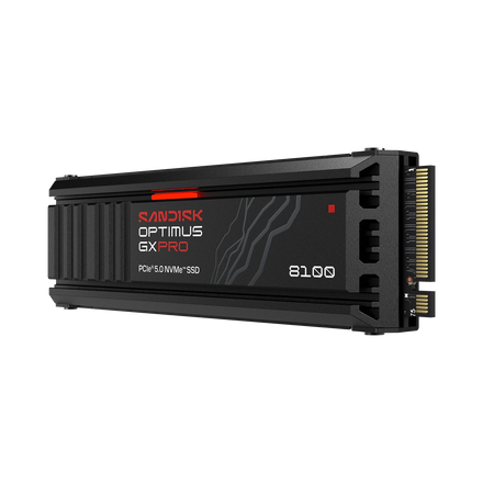 Disco Interno SSD Sandisk Optimus GX PRO 8100 1TB M.2 2280 NVMe PCIe 5.0 14900MB/s c/Disipador