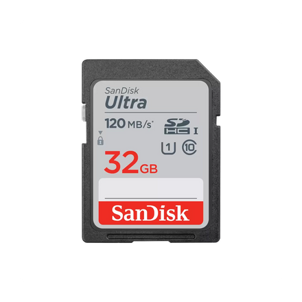 Tarjeta de Memoria SanDisk Ultra SDHC 32GB UHS-I U1 Class 10 120MB/s