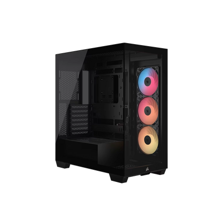 Gabinete CORSAIR 3500X RS-R ARGB Mid Tower Negro