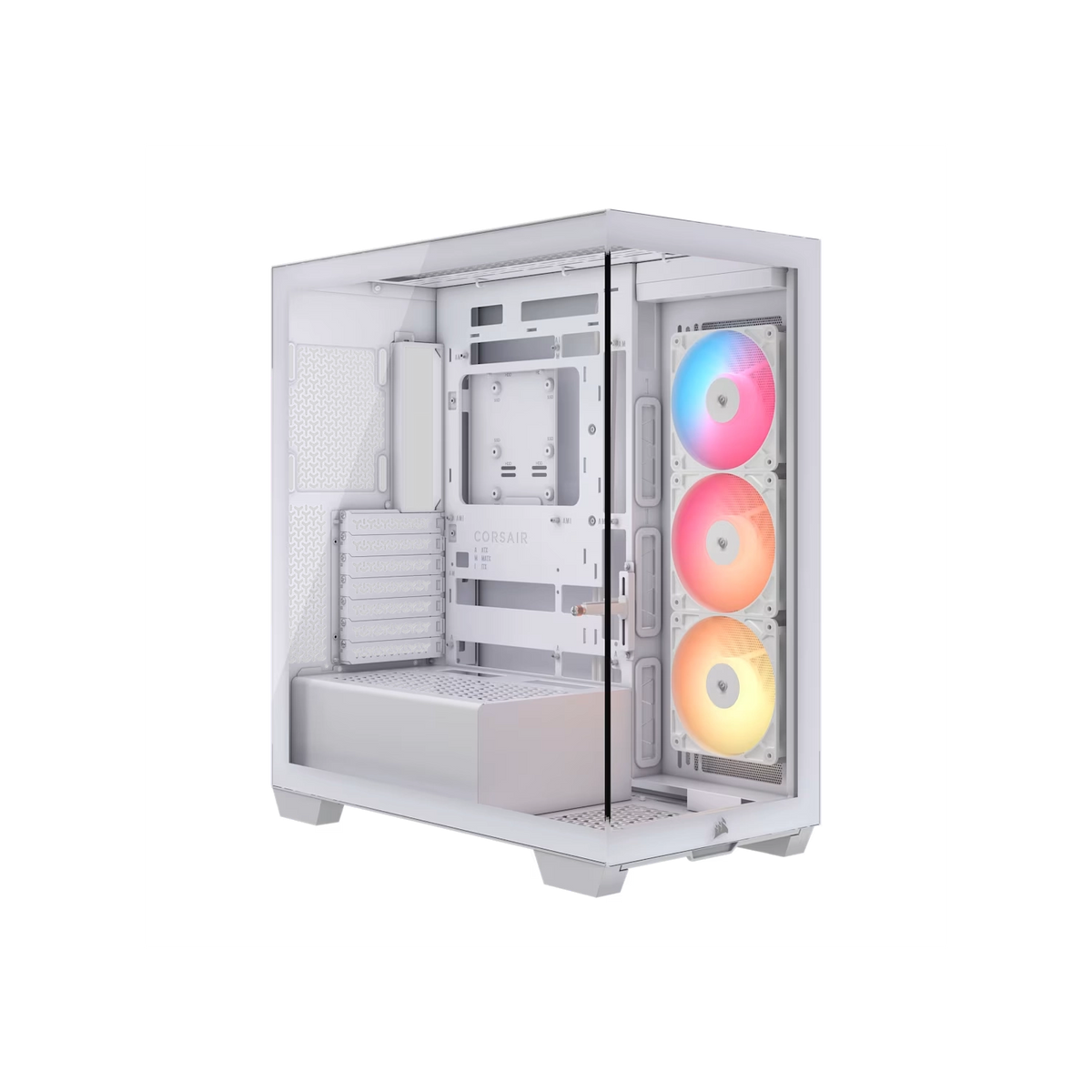 Gabinete CORSAIR 3500X RS-R ARGB Mid Tower Blanco