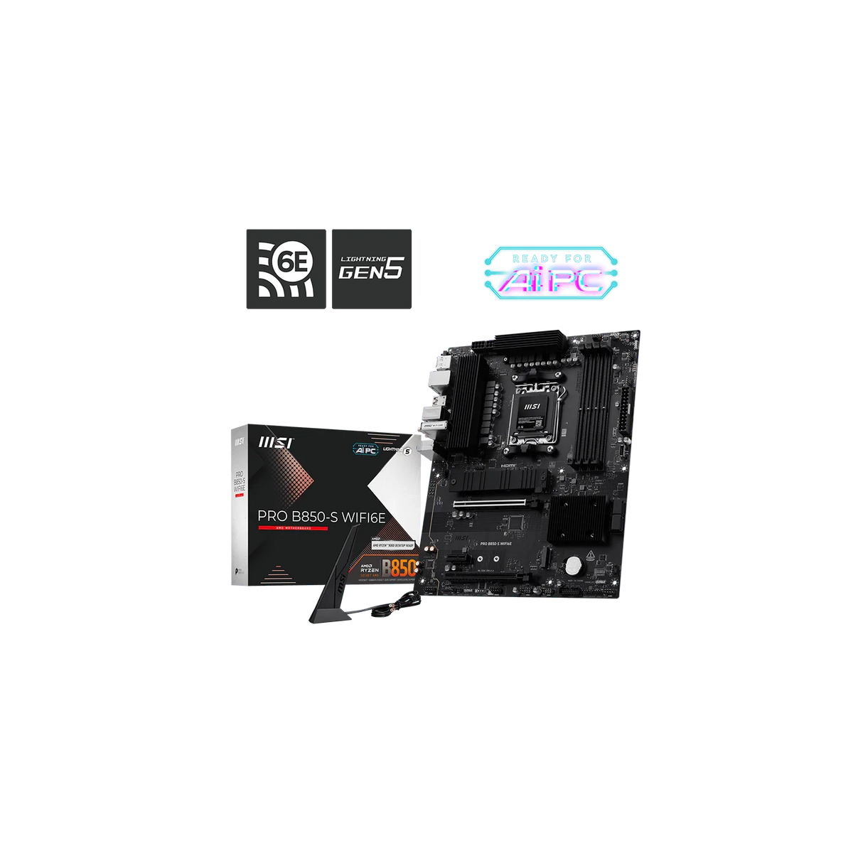 Motherboard MSI PRO B850-S WIFI6E AM5 DDR5
