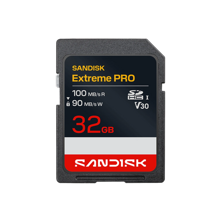 Tarjeta de Memoria SanDisk Extreme PRO SDHC 32GB UHS-I U3 V30 4K UHD 100MB/s
