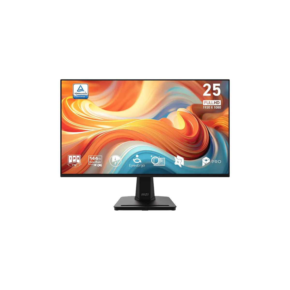 Monitor MSI PRO MP251 E14L 24,5" FullHD 144Hz IPS Ficha USA