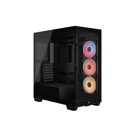 Gabinete CORSAIR 3500X LX-R RGB iCUE LINK Mid Tower Negro