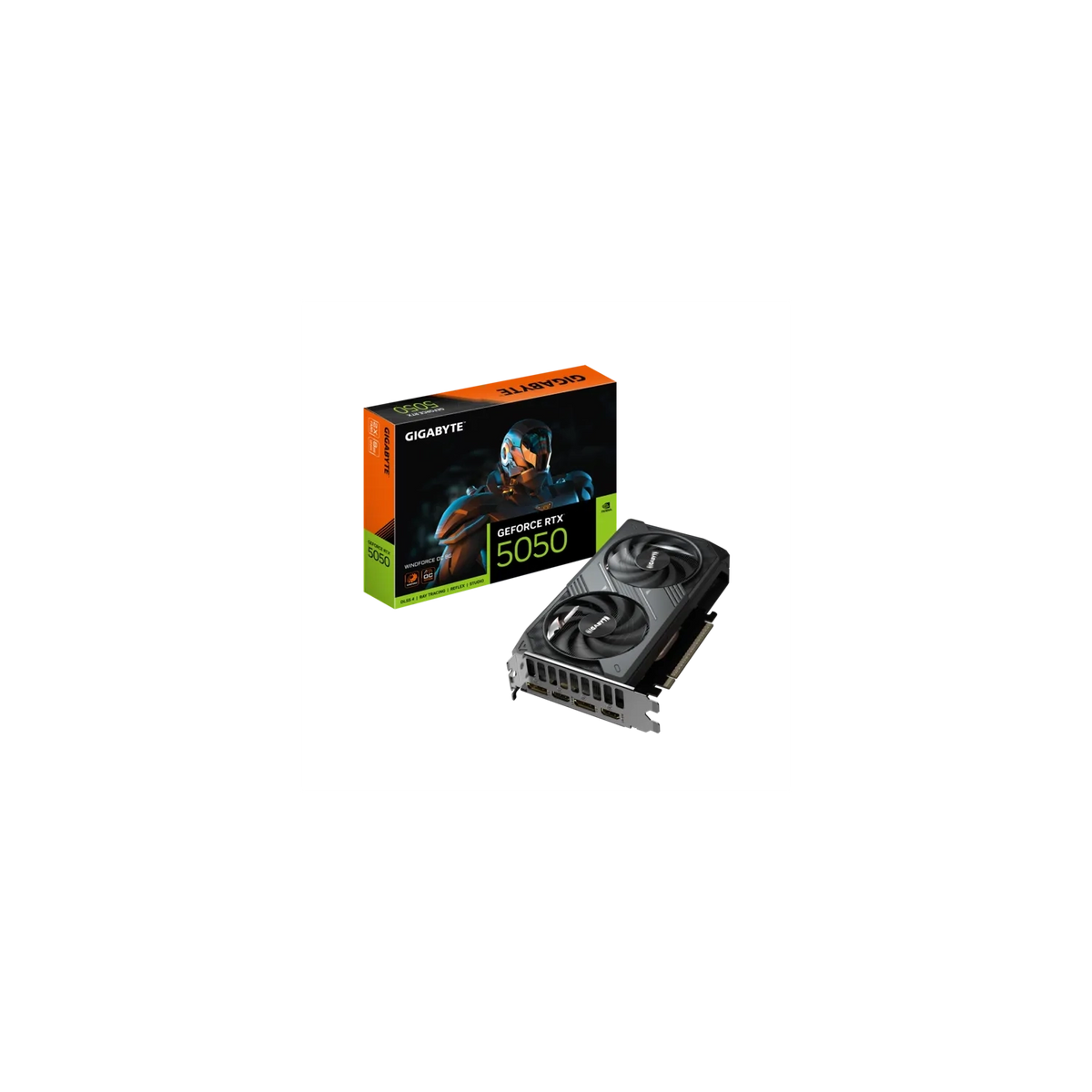 Placa de Video GIGABYTE NVIDIA GeForce RTX 5050 WINDFORCE OC 8G