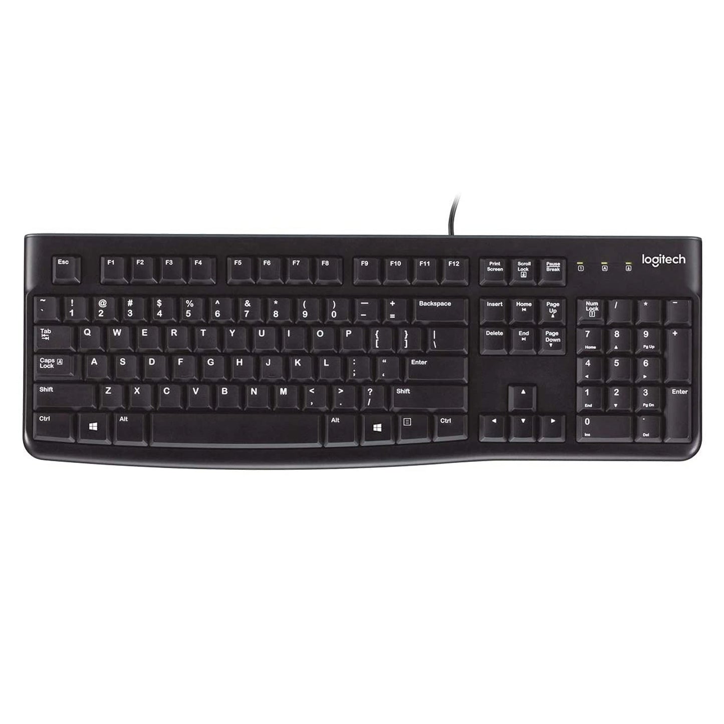 Teclado Logitech K120 USB Español Resistente Derrames PC Notebook