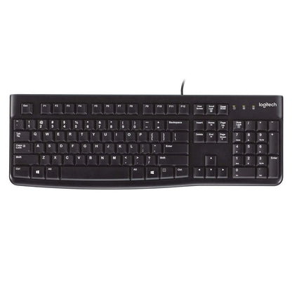 Teclado Logitech K120 USB Español Resistente Derrames PC Notebook