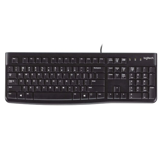 Teclado Logitech K120 USB Español Resistente Derrames PC Notebook