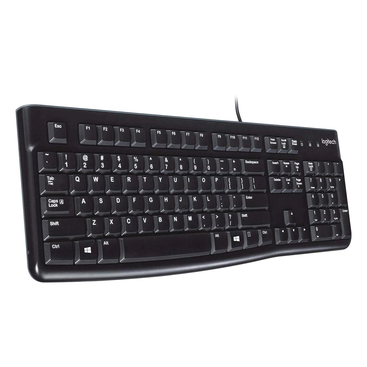 Teclado Logitech K120 USB Español Resistente Derrames PC Notebook