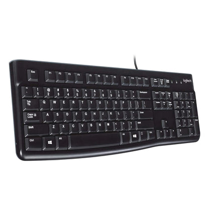 Teclado Logitech K120 USB Español Resistente Derrames PC Notebook