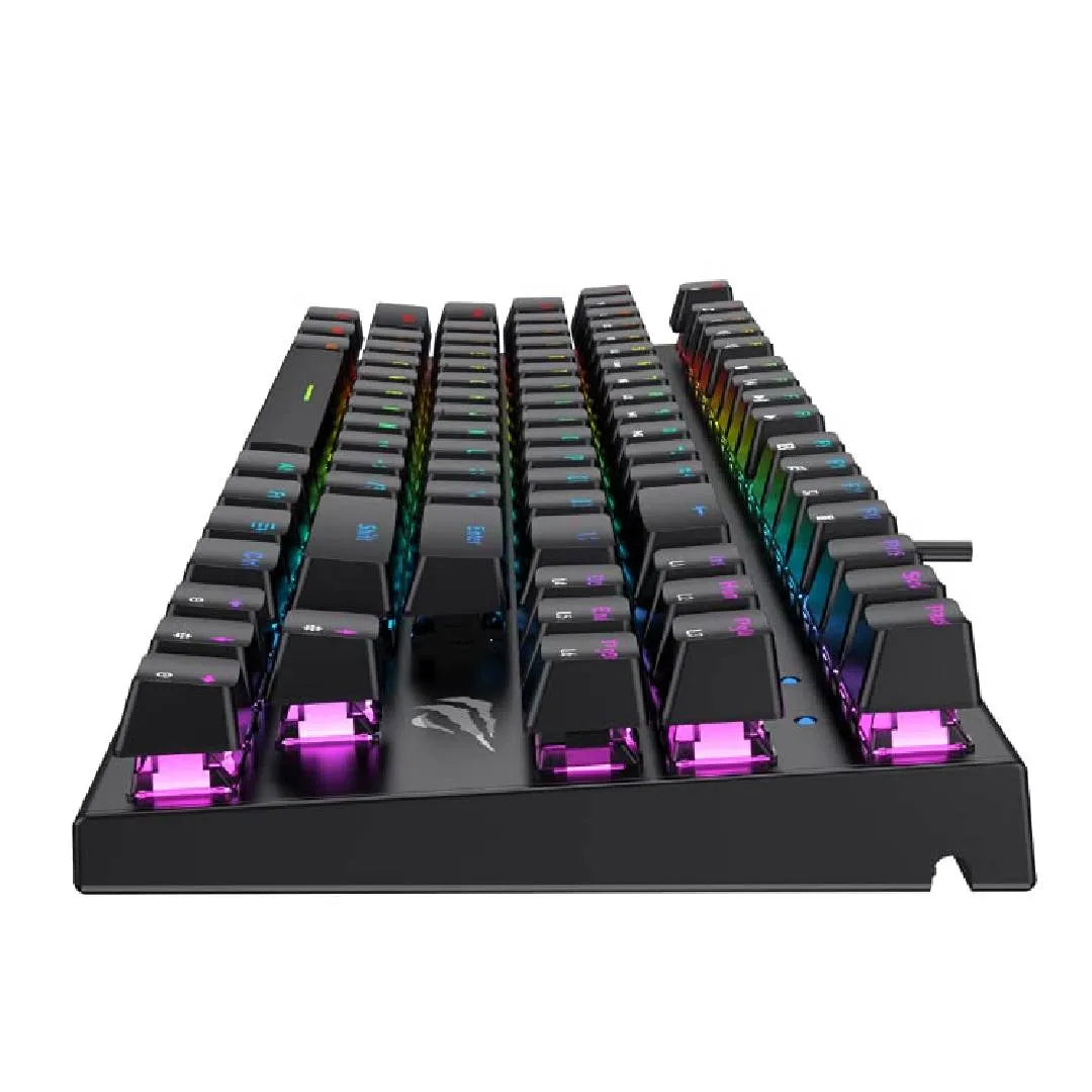 Teclado Mecánico Havit Gaming Retroiluminado LED Blue Switch USB