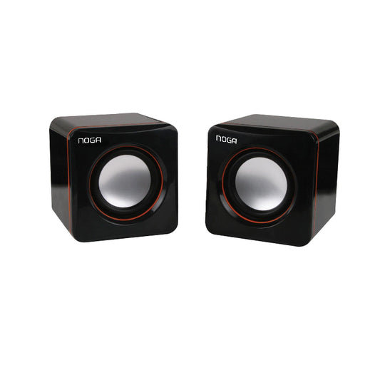 Parlantes PC NOGA USB 2.0 con Conexión 3.5mm