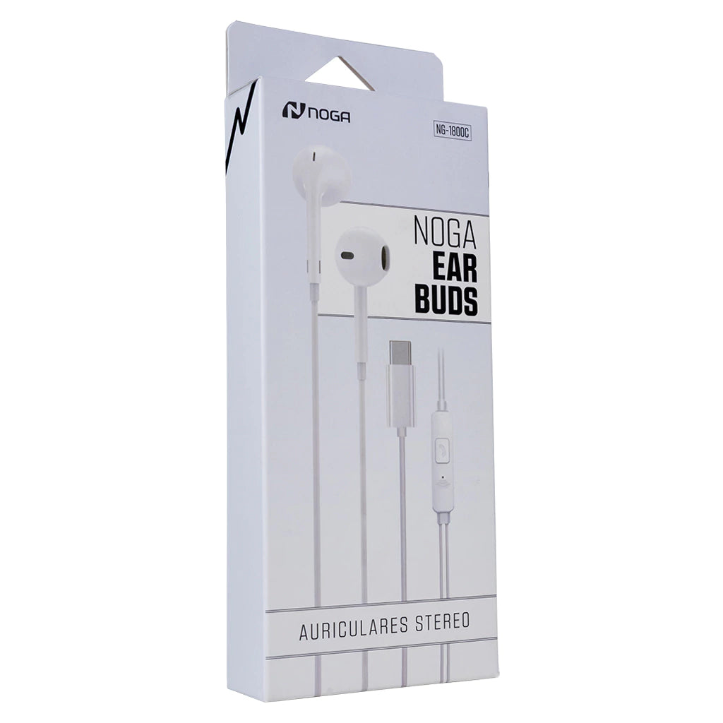 Auriculares Manos Libres Noga NG-1800C con Conexión USB-C