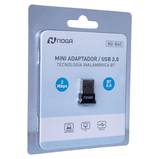 Adaptador Bluetooth 5.0 USB Noga - Dongle Inalámbrico