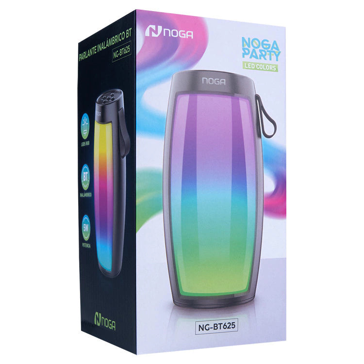 Parlante Bluetooth Noga Party NG-BT625 con Luces LED