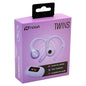 Auriculares Bluetooth Noga Twins 60S Deportivos TWS con Display - Lila