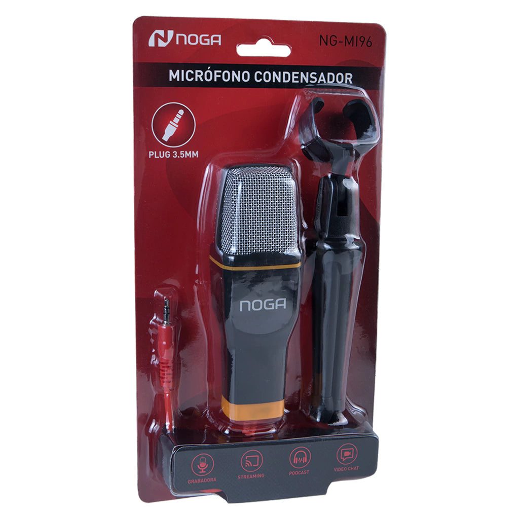 Micrófono Noga NG-MI96 con Trípode - Multimedia USB