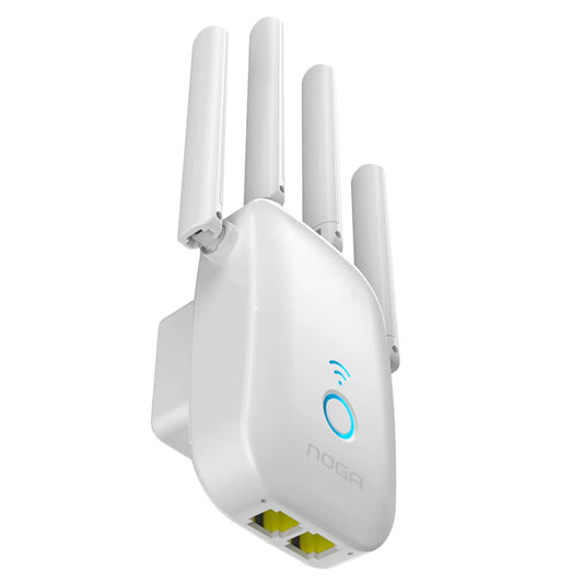 Router Noga + Repetidor WiFi con 4 Antenas Externas - Amplificador de Señal