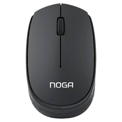Mouse Inalámbrico Noga NGM-144 Negro - Ergonómico y Portátil