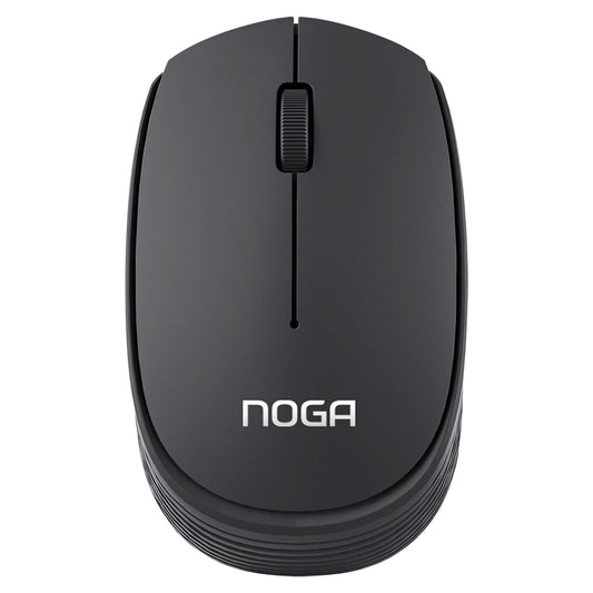 Mouse Inalámbrico Noga NGM-144 Negro - Ergonómico y Portátil