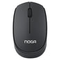 Mouse Inalámbrico Noga NGM-144 Negro - Ergonómico y Portátil
