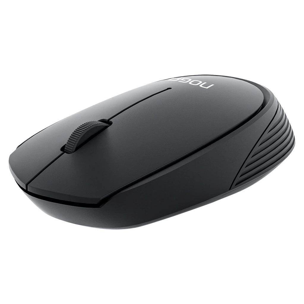 Mouse Inalámbrico Noga NGM-144 Negro - Ergonómico y Portátil