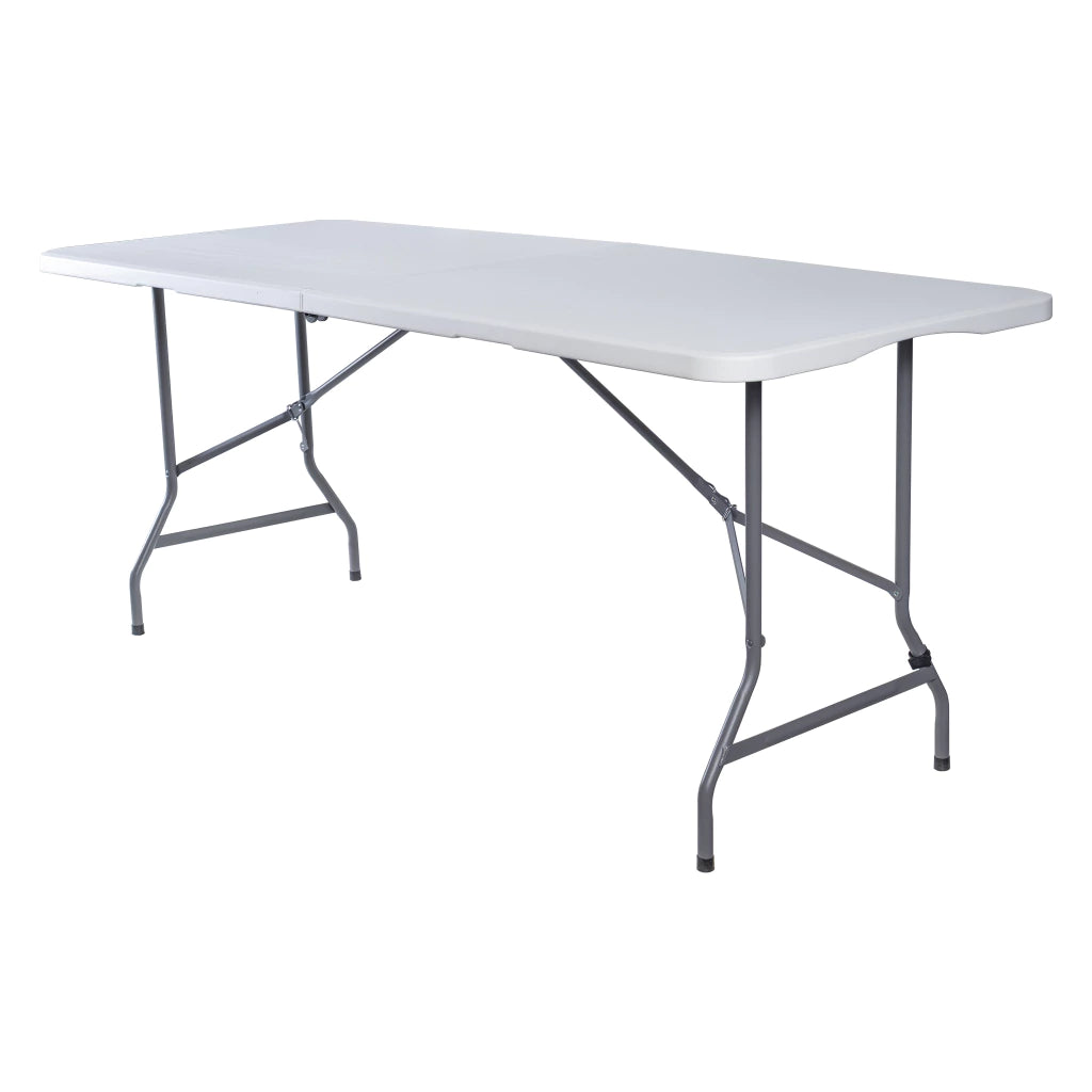 Mesa Plegable Noga NH-M1 - Jardín 180x70x74cm Metal y Plástico Reforzado