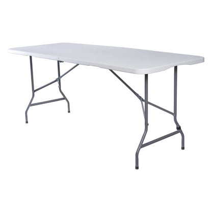Mesa Plegable Noga NH-M1 - Jardín 180x70x74cm Metal y Plástico Reforzado