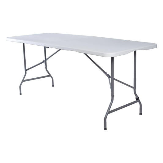 Mesa Plegable Noga NH-M1 - Jardín 180x70x74cm Metal y Plástico Reforzado