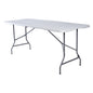 Mesa Plegable Noga NH-M1 - Jardín 180x70x74cm Metal y Plástico Reforzado