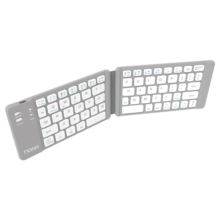 Teclado Inalámbrico Noganet Plegable Bluetooth Recargable Portátil