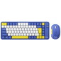 Combo Dual Inalámbrico NOGA Multitarea – Teclado y Mouse para PC y Tablet