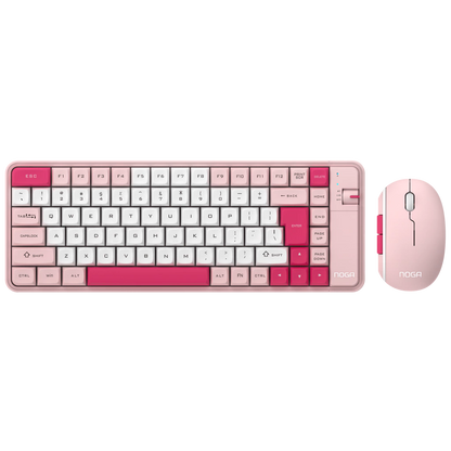 Combo Dual Inalámbrico NOGA Multitarea – Teclado y Mouse para PC y Tablet