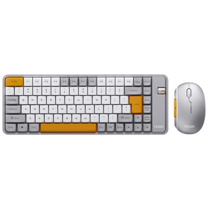 Combo Dual Inalámbrico NOGA Multitarea – Teclado y Mouse para PC y Tablet