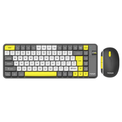 Combo Dual Inalámbrico NOGA Multitarea – Teclado y Mouse para PC y Tablet
