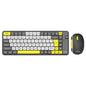 Combo Dual Inalámbrico NOGA Multitarea – Teclado y Mouse para PC y Tablet