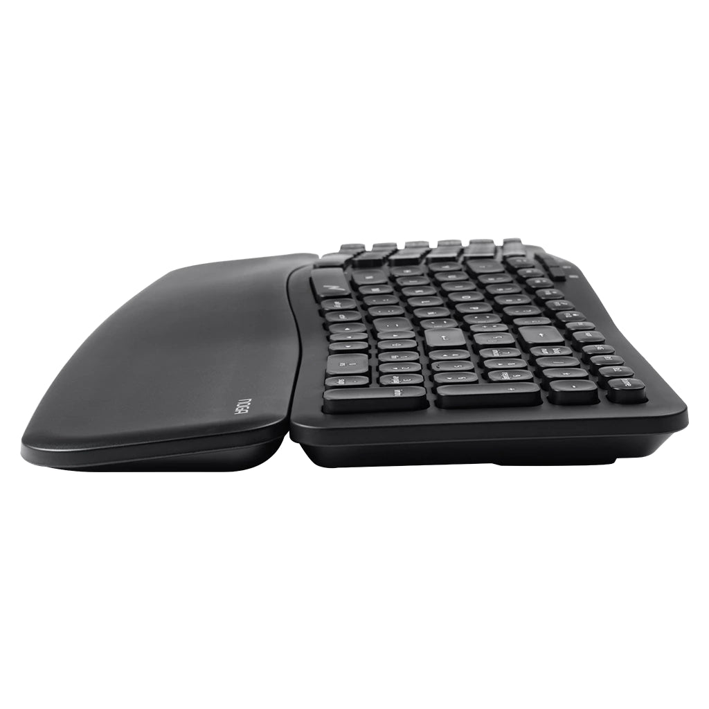 Teclado Inalámbrico Noganet NKB-Q90 Ergonómico Dual Apoya Muñecas