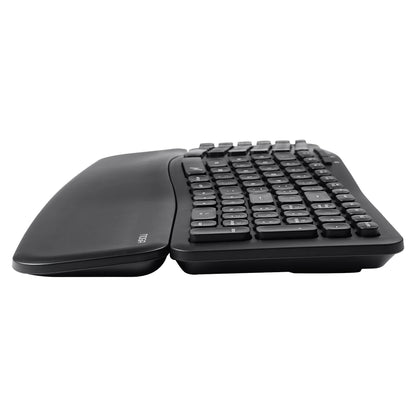 Teclado Inalámbrico Noganet NKB-Q90 Ergonómico Dual Apoya Muñecas