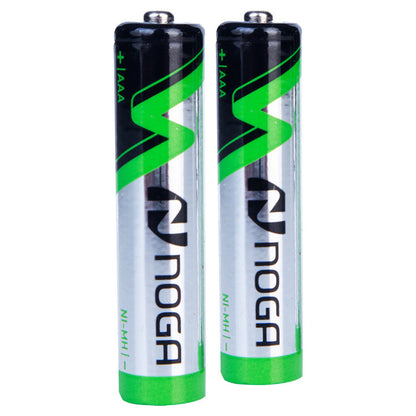 Pilas Recargables Noga AAA 1100mAh - Pack x2 Unidades