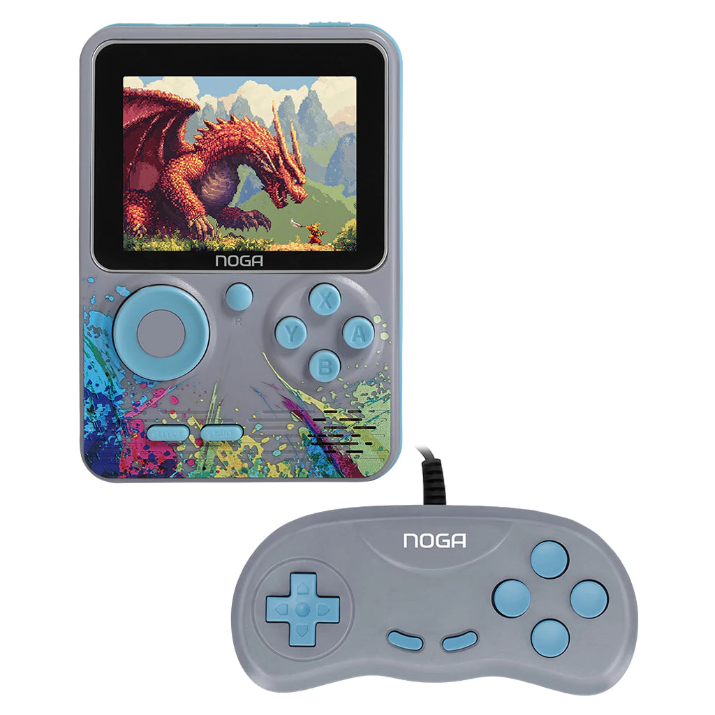 Consola Portátil NOGA Pocky-R5 8 Bits – 500 Juegos, Pantalla 3" y Batería Recargable